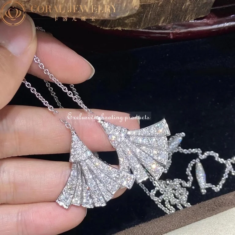 Bulgari Divas? Dream Necklace White Gold Pav� Diamonds Necklace 2