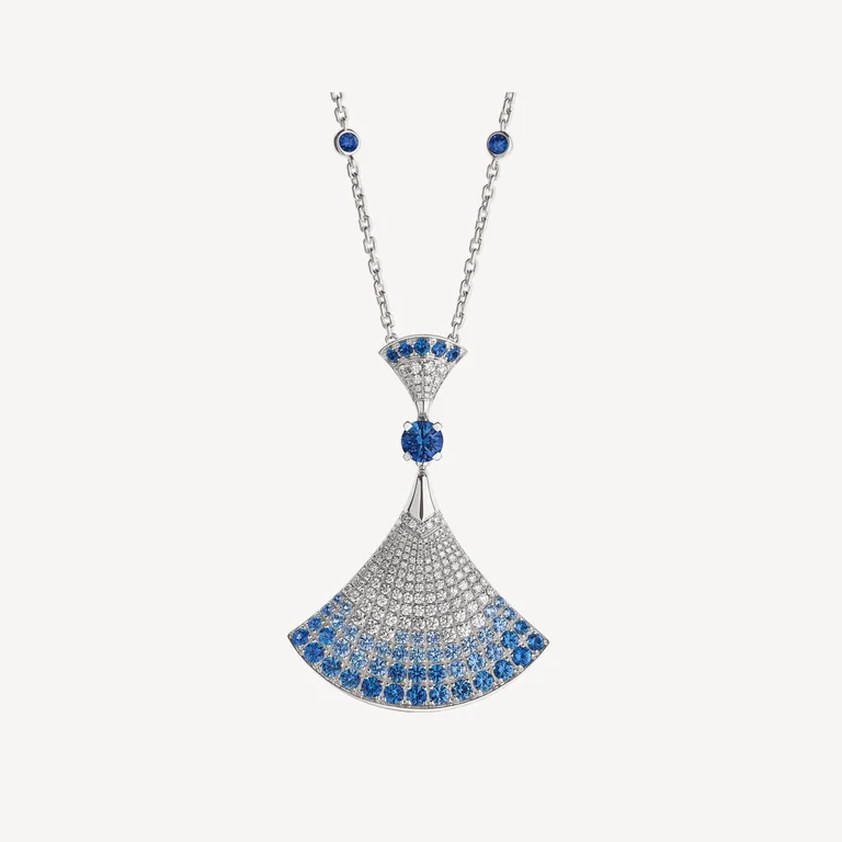 Bulgari Divas? Dream Necklace 358113 White Gold Sapphires and Diamonds 1