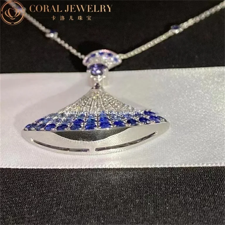 Bulgari Divas? Dream Necklace 358113 White Gold Sapphires and Diamonds 4