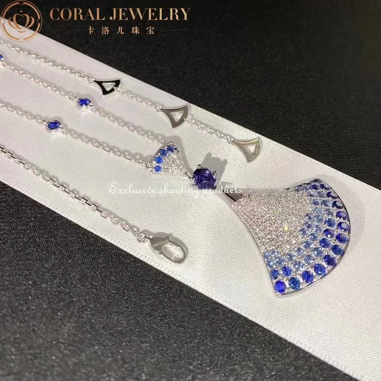 Bulgari Divas? Dream Necklace 358113 White Gold Sapphires and Diamonds 3
