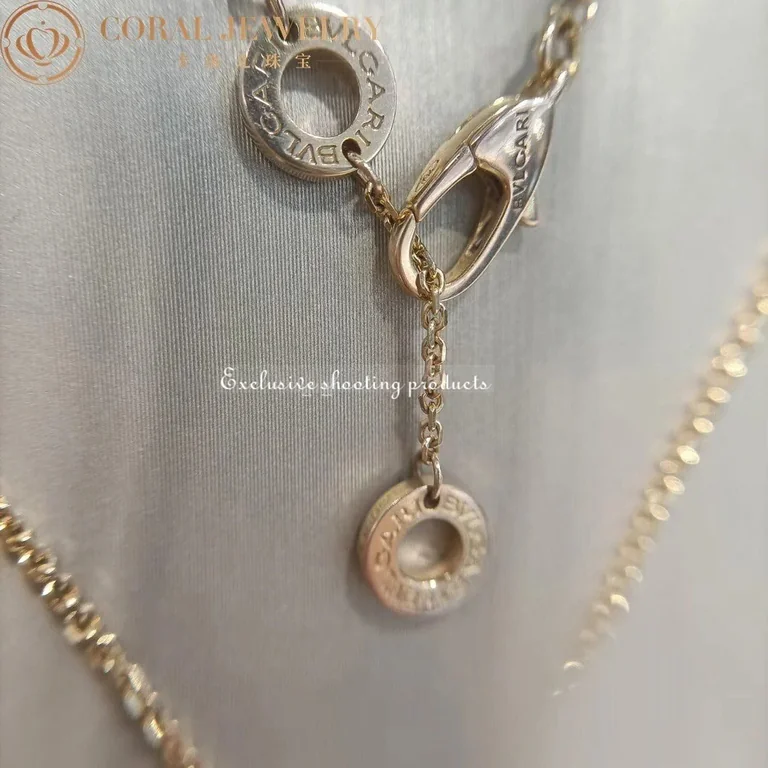 Bulgari Divas? Dream 354363 Necklace Rose Gold Set Diamonds 5