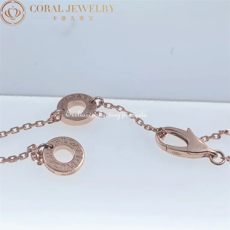 Bulgari Divas? Dream 350581 Necklace Rose Gold Mother-of-pearl and Diamonds 5