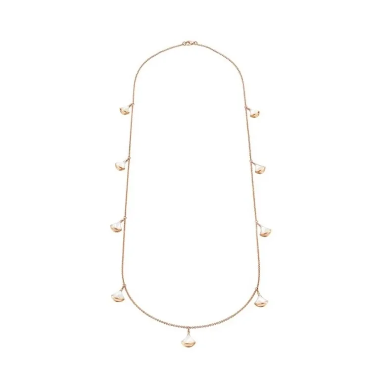 Bulgari Divas? Dream 350061 Necklace Rose Gold Mother-of-pearl and Diamonds CL856969 1