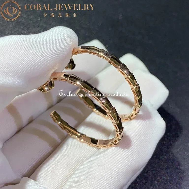 Bulgari 356171 Serpenti Viper earrings rose gold 6