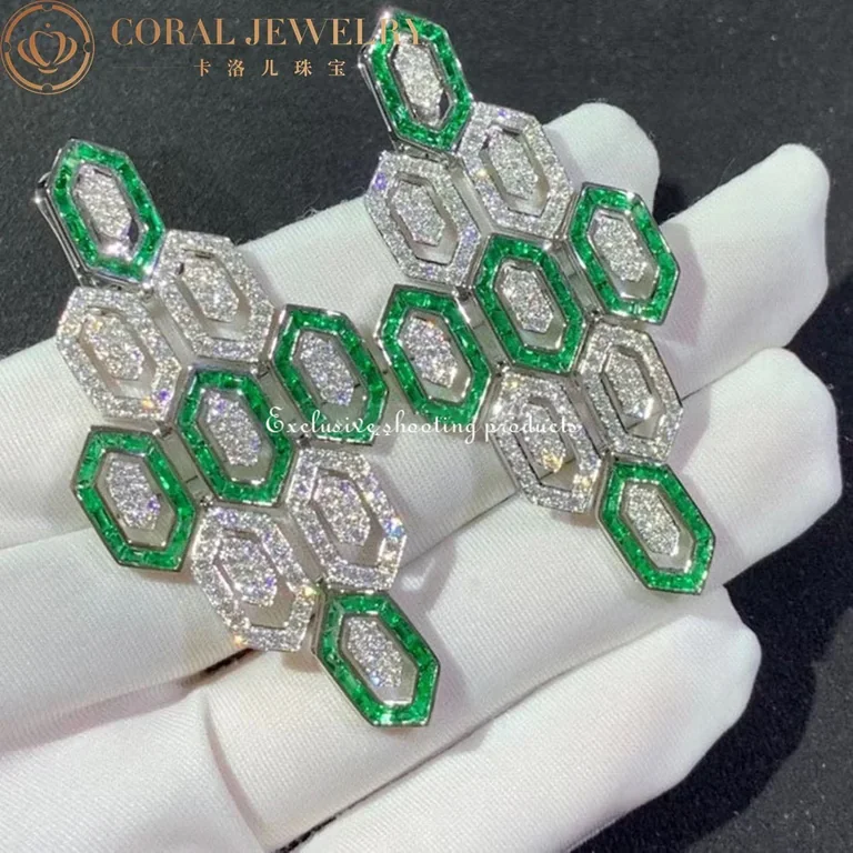Bulgari Serpenti 262143 Seduttori White Gold and Diamond Earring 13