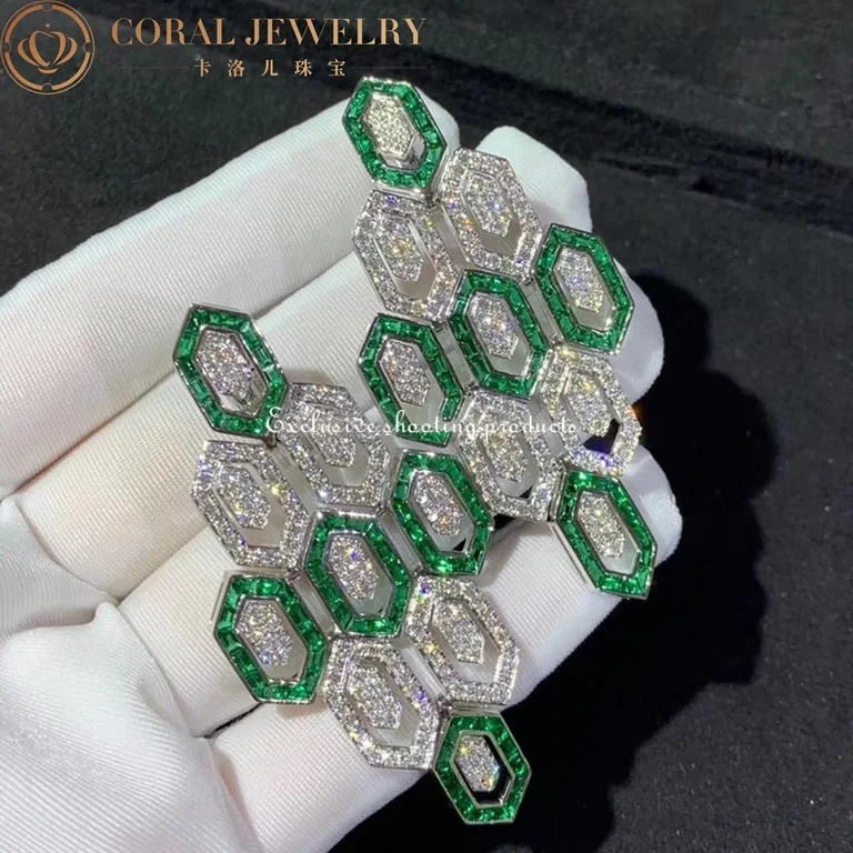 Bulgari Serpenti 262143 Seduttori White Gold and Diamond Earring 8