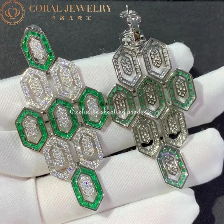 Bulgari Serpenti 262143 Seduttori White Gold and Diamond Earring 3