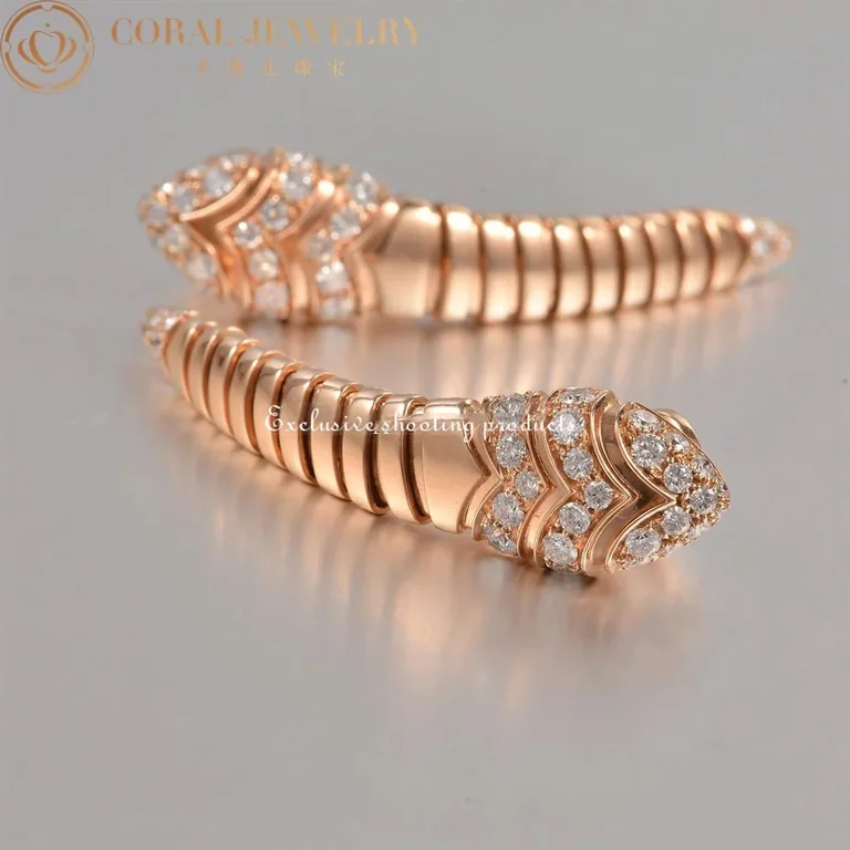 Bulgari 350811 Serpenti Tubogas rose gold Earring OR857311 19