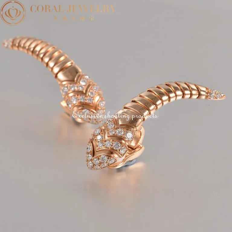 Bulgari 350811 Serpenti Tubogas rose gold Earring OR857311 17