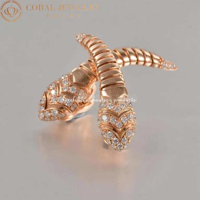 Bulgari 350811 Serpenti Tubogas rose gold Earring OR857311 16