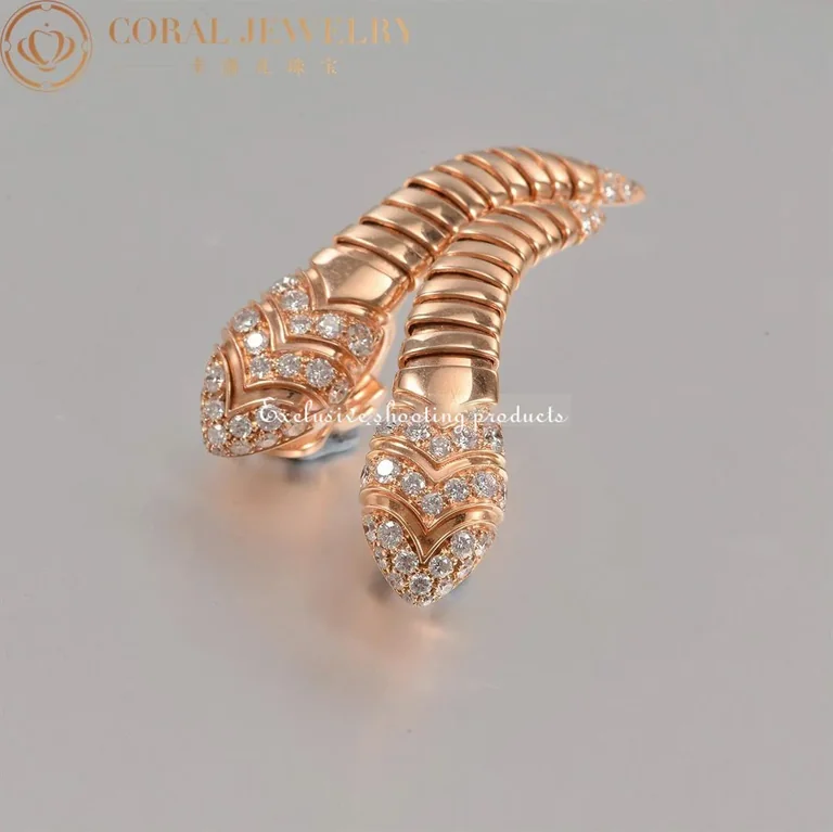 Bulgari 350811 Serpenti Tubogas rose gold Earring OR857311 15