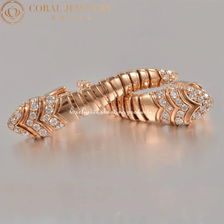 Bulgari 350811 Serpenti Tubogas rose gold Earring OR857311 14