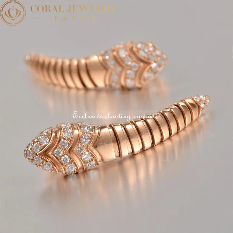 Bulgari 350811 Serpenti Tubogas rose gold Earring OR857311 12