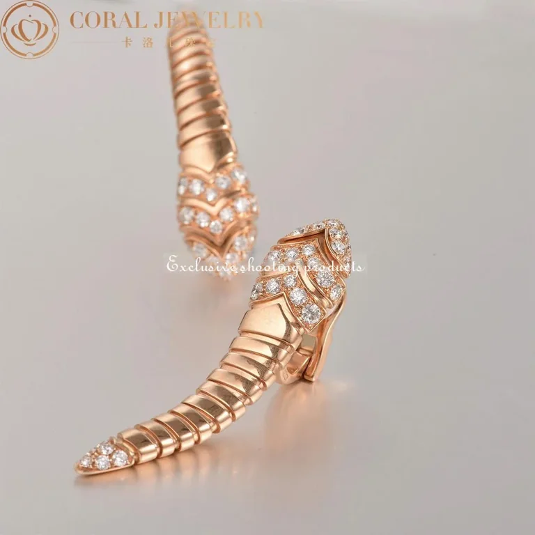 Bulgari 350811 Serpenti Tubogas rose gold Earring OR857311 11