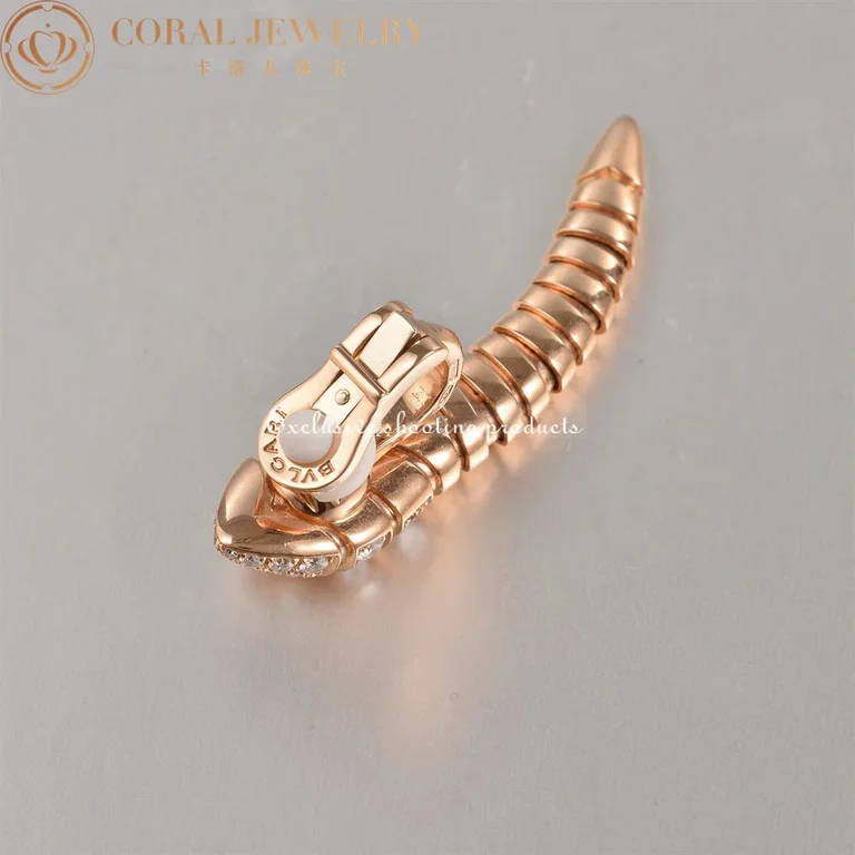 Bulgari 350811 Serpenti Tubogas rose gold Earring OR857311 7