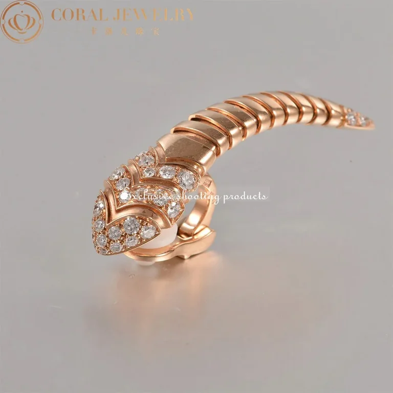 Bulgari 350811 Serpenti Tubogas rose gold Earring OR857311 3