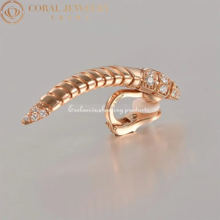 Bulgari 350811 Serpenti Tubogas rose gold Earring OR857311 2