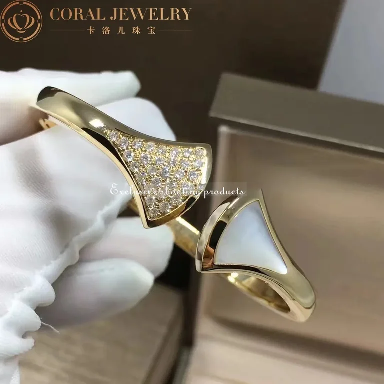 Bulgari 352629 Divas? Dream Bracelet Yellow Gold with Diamonds Mother of Pearl 4