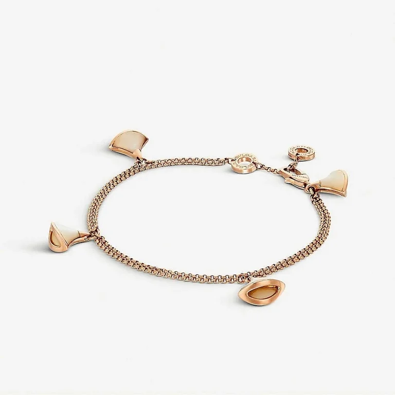 Bulgari BR856970 Divas? Dream Bracelet Rose Gold with Mother-of-pearl Bracelet 1