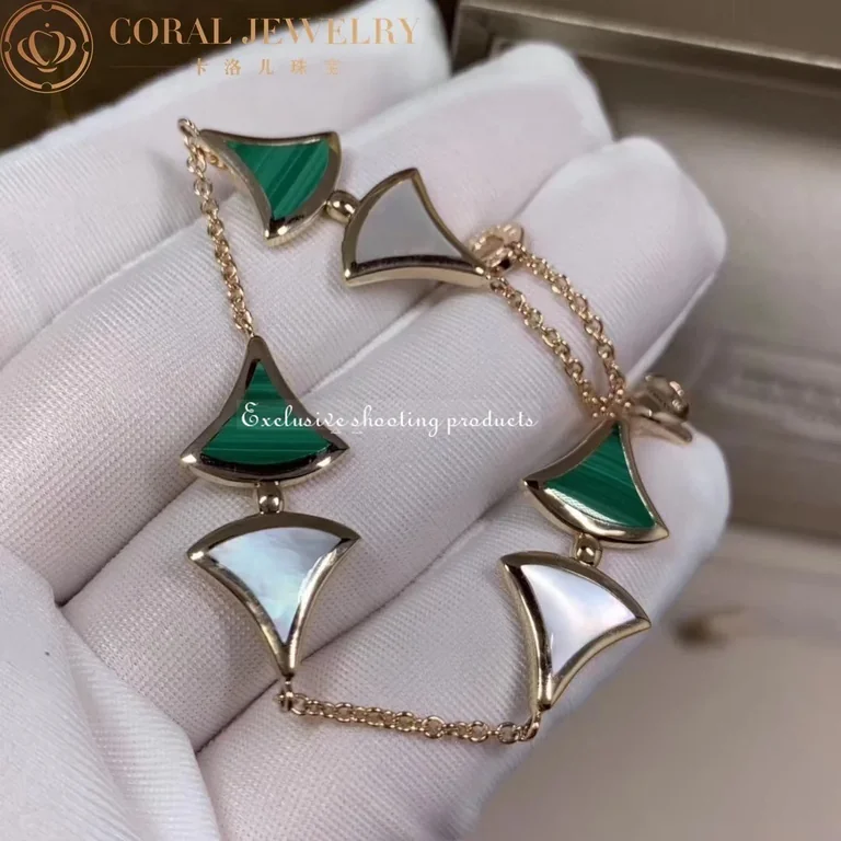 Bulgari 352605 Divas? Dream Bracelet Rose Gold with Mother-of-pearl Bracelet 5