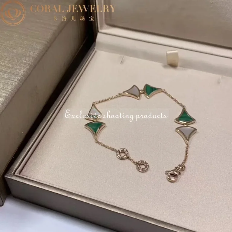 Bulgari 352605 Divas? Dream Bracelet Rose Gold with Mother-of-pearl Bracelet 2