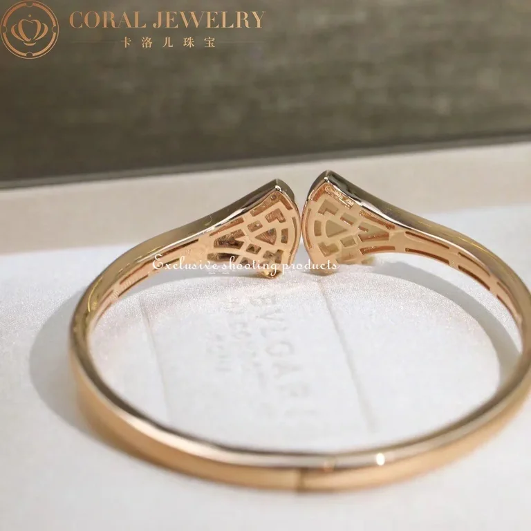 Bulgari 352629 Divas? Dream Bracelet Rose Gold with Diamonds Mother of Pearl Bracelet 11