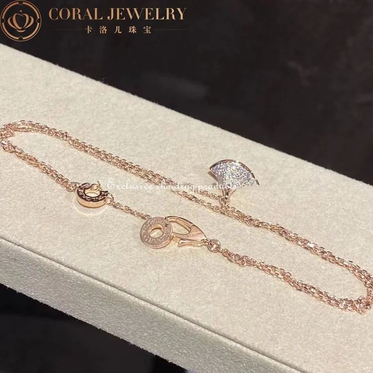 Bulgari 351052 Divas? Dream Bracelet Rose Gold With Diamonds Bracelet 6
