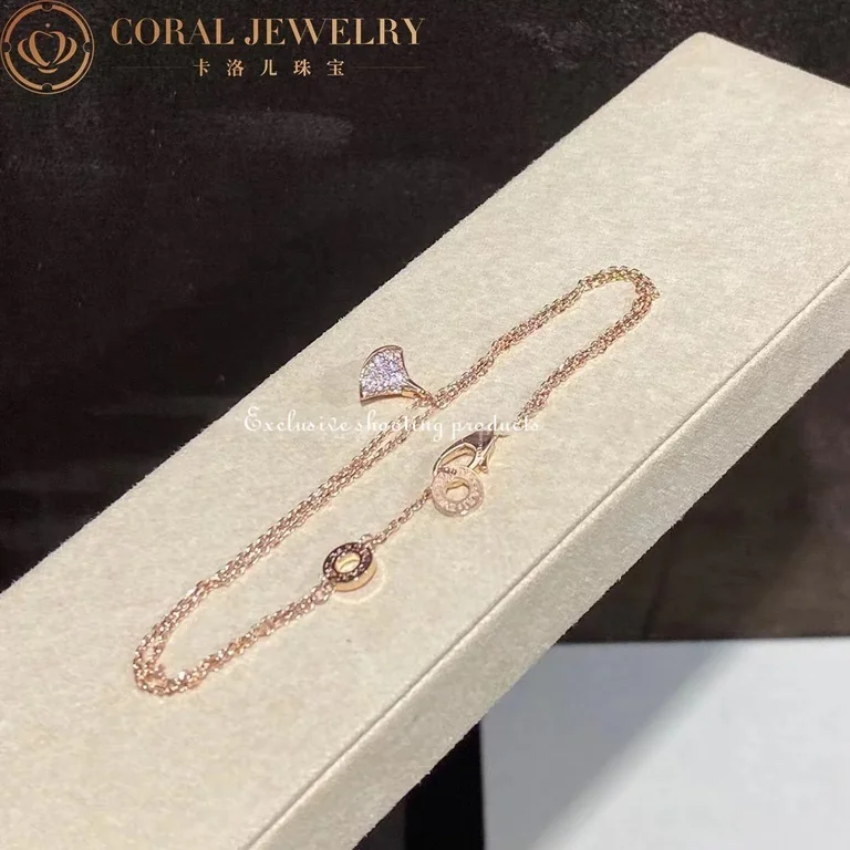 Bulgari 351052 Divas? Dream Bracelet Rose Gold With Diamonds Bracelet 4