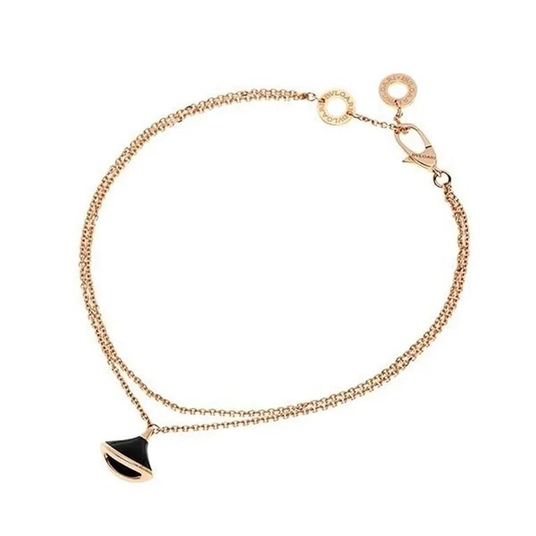 Bulgari BR857214 Divas? Dream Bracelet Rose Gold Onyx Bracelet 1