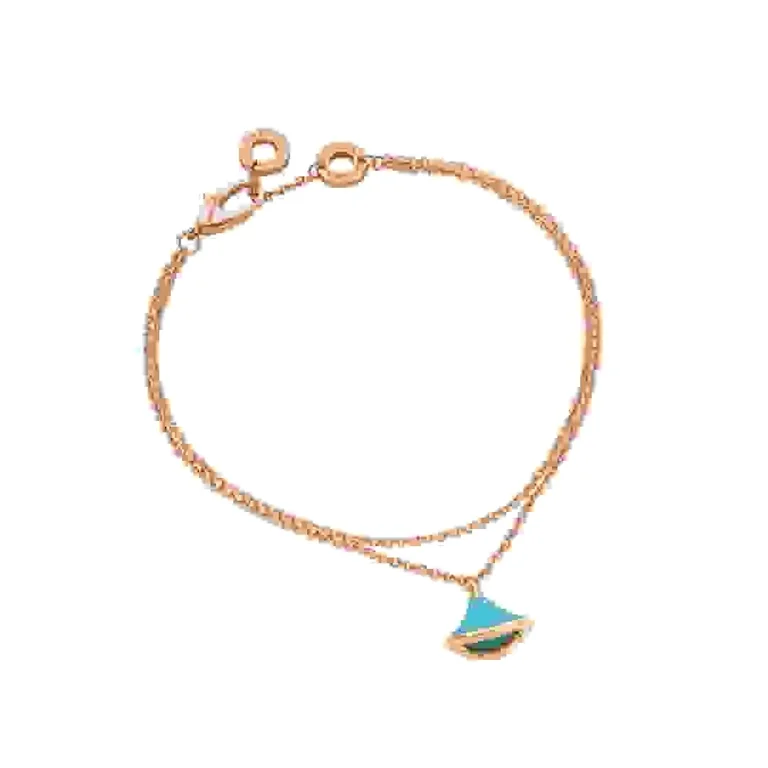 Bulgari BR857195 Divas? Dream Bracelet Rose Gold Turquoise Bracelet 1