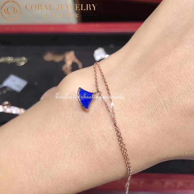 Bulgari 350712 Divas? Dream Bracelet Rose Gold Lapis lazuli Bracelet 5