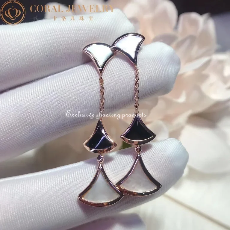 Bulgari 350260 Diva?s Dream Earrings with Black Onyx and Mother of Pearl OR857051 9