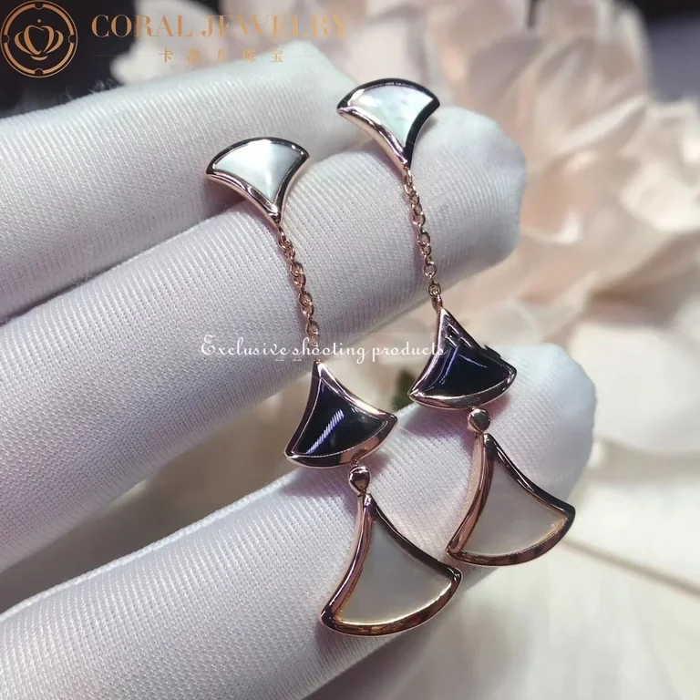 Bulgari 350260 Diva?s Dream Earrings with Black Onyx and Mother of Pearl OR857051 6