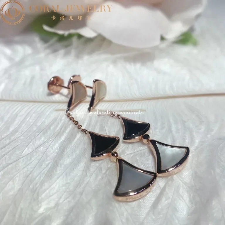 Bulgari 350260 Diva?s Dream Earrings with Black Onyx and Mother of Pearl OR857051 5
