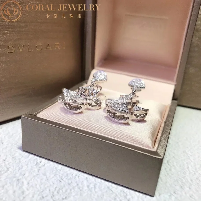 Bulgari 352809 Divas? Dream Earrings White Gold Pav� Diamonds 2