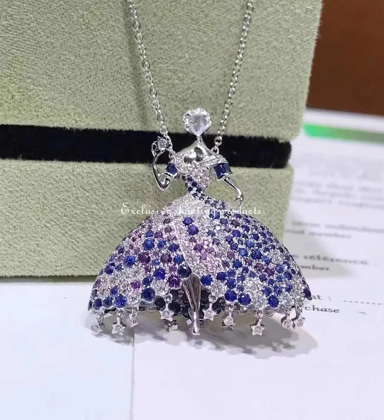Van Cleef & Arpels brooch Robe Couleur de la Lune brooch 7
