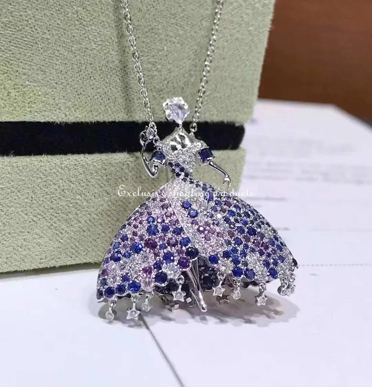 Van Cleef & Arpels brooch Robe Couleur de la Lune brooch 6