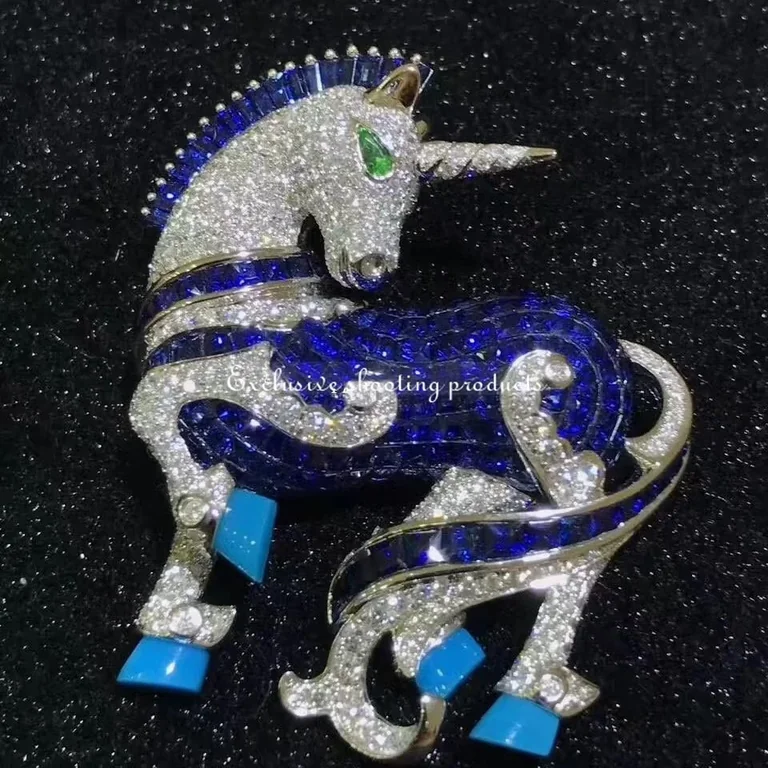 Van Cleef & Arpels L?Arche de No� Licorne Unicorn brooch 5