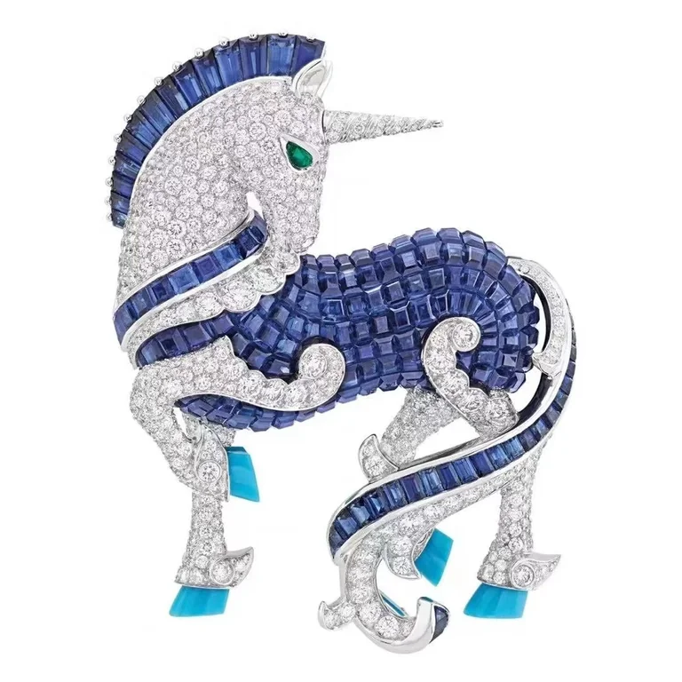 Van Cleef & Arpels L?Arche de No� Licorne Unicorn brooch 4