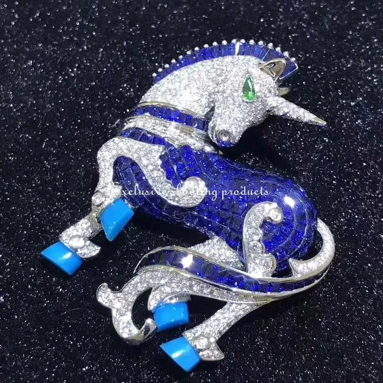 Van Cleef & Arpels L?Arche de No� Licorne Unicorn brooch 2