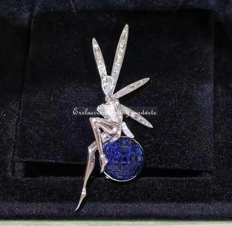 Van Cleef & Arpels brooch Caresse d?�ole brooch 6