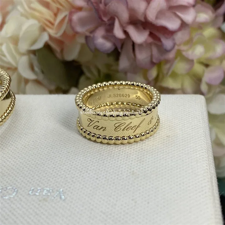 Van Cleef & Arpels VCARO3Y600 Perlée signature ring Yellow gold ring 7