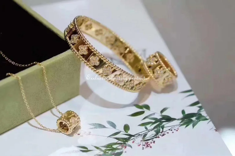 Van Cleef & Arpels VCARO9LN00 ring Perlée clovers Rose gold Diamond ring 6