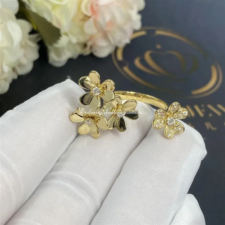 Van Cleef & Arpels VCARP3W500 Frivole Between the Finger Ring Yellow gold Diamond 3