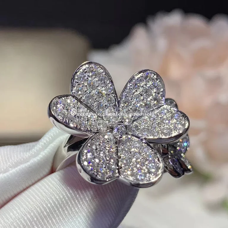 Van Cleef & Arpels VCARB67500 Frivole Between the Finger Ring White gold Diamond Ring 18