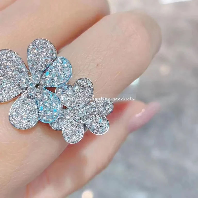 Van Cleef & Arpels VCARB67500 Frivole Between the Finger Ring White gold Diamond Ring 3