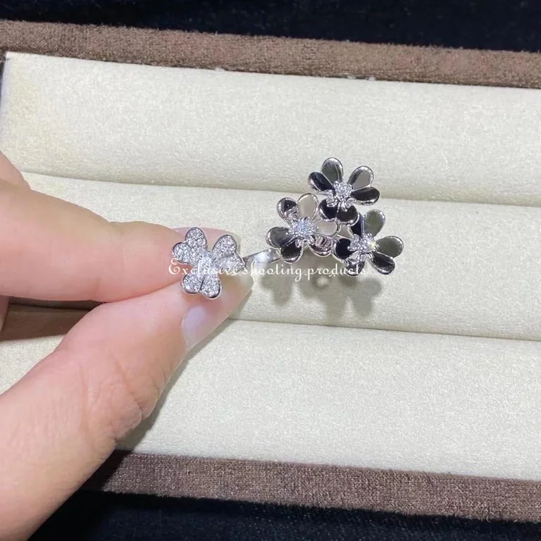 Van Cleef & Arpels VCARP6L000 Frivole Between the Finger ring White gold Diamond ring 6
