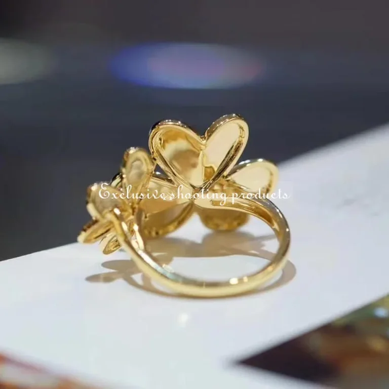 Van Cleef & Arpels VCARB67600 Frivole Between the Finger Ring Yellow gold Diamond Ring 9