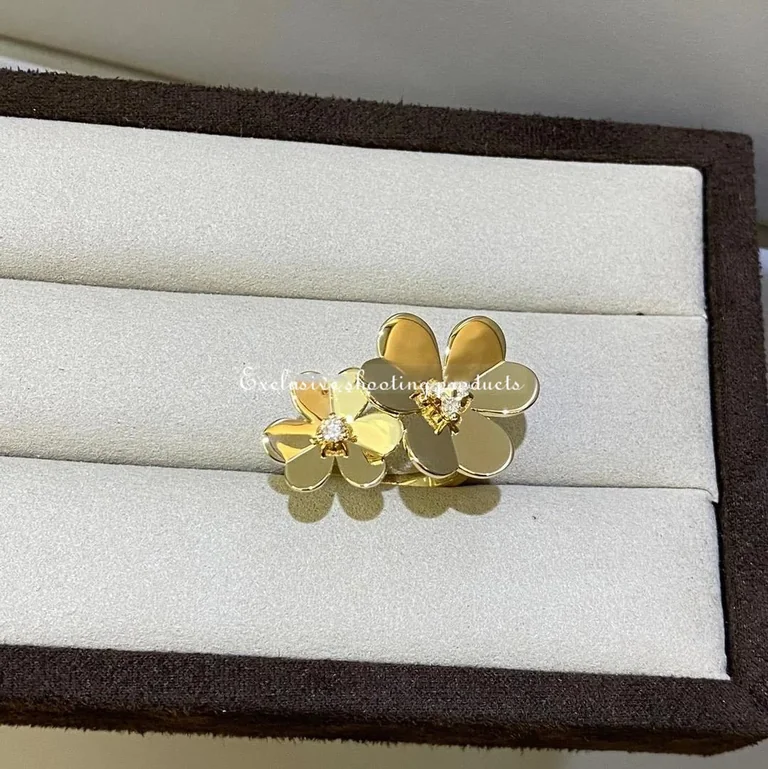 Van Cleef & Arpels VCARB67600 Frivole Between the Finger Ring Yellow gold Diamond Ring 6