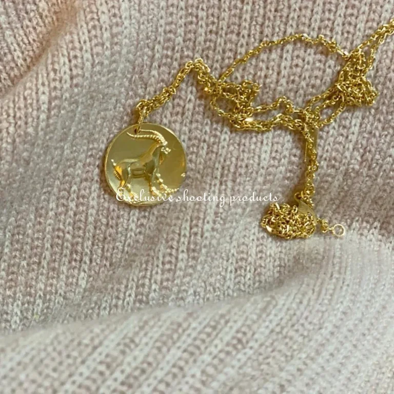 Van Cleef & Arpels VCARP7SR00 Zodiaque medal Capricorni (Capricorn) Yellow gold 4